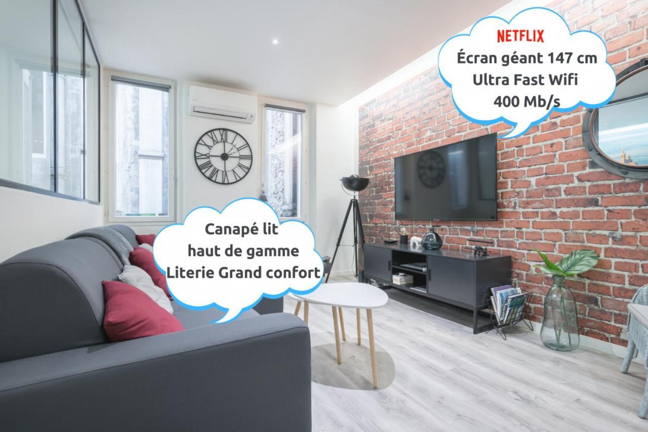 Sud Passion - Fada Vieux Port - Calme - Linge De Qualite - Lit King Size - Fibre Apartment Marseille Luaran gambar