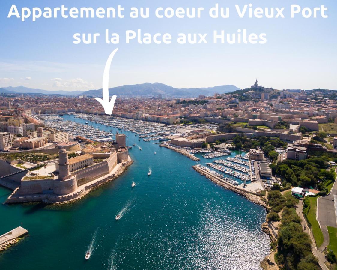 Sud Passion - Fada Vieux Port - Calme - Linge De Qualite - Lit King Size - Fibre Apartment Marseille Luaran gambar
